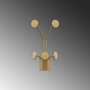 Wallity Giraffe-A Gancho Metálico de Pared Dorado
